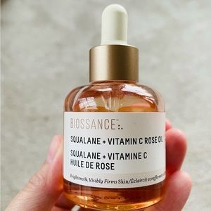 Like New BIOSSANCE Squalane + Vitamin C Rose Oil